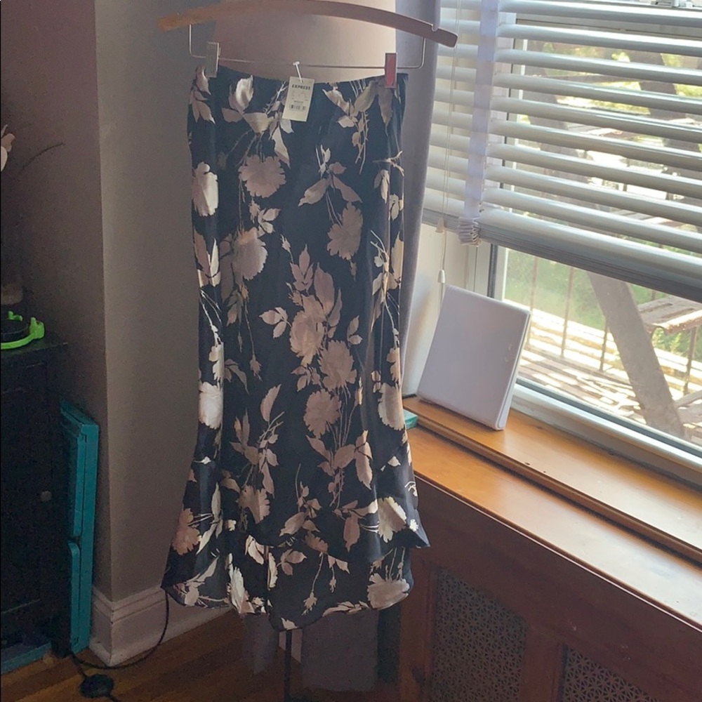 Floral Fishtail Skirt